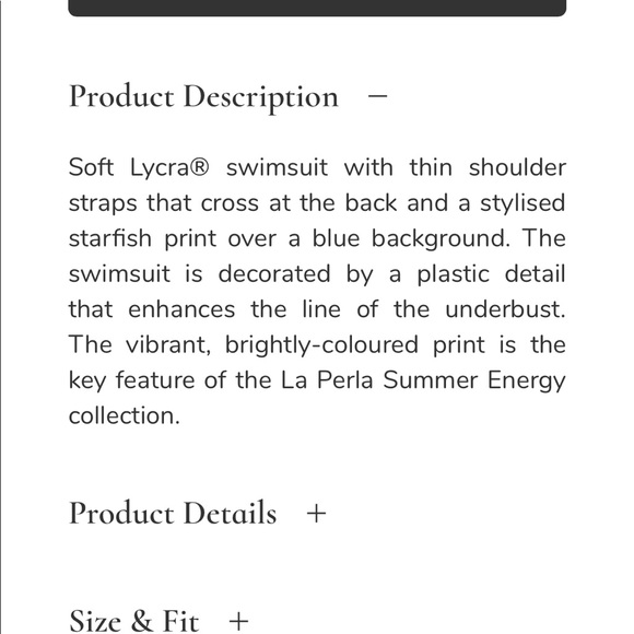 NWT La Perla One Piece Bathing Suit - Picture 6 of 7